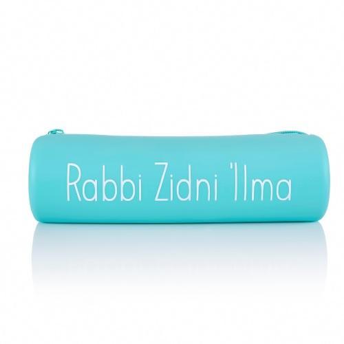 Islamic Pencil Case - 'Rabbi Zidni Ilma' - Blue - Salam Occasions - Islamic Moments