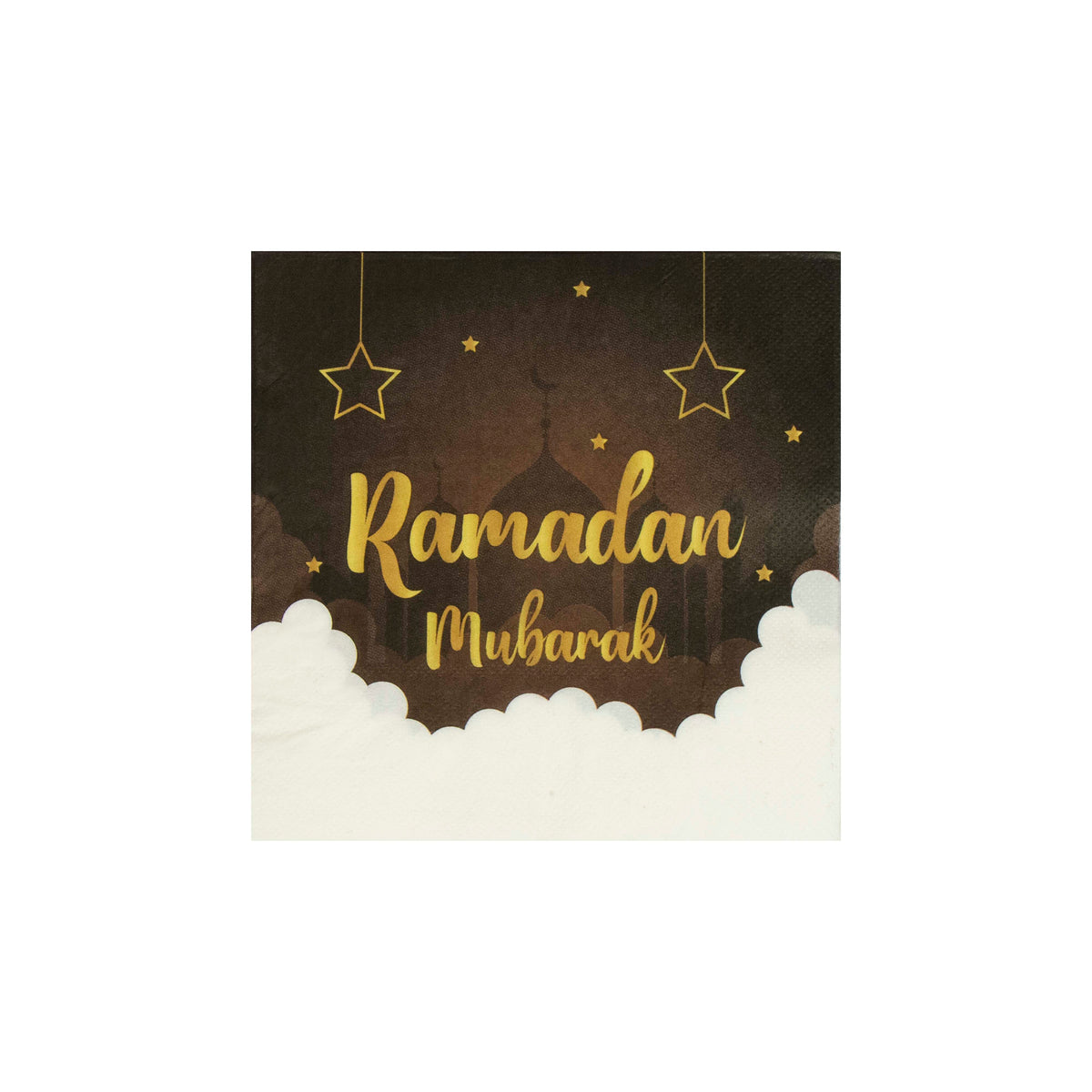 Sheep Black Ramadan Double Layer Ramadan Mubarak Napkins – Salam Occasions