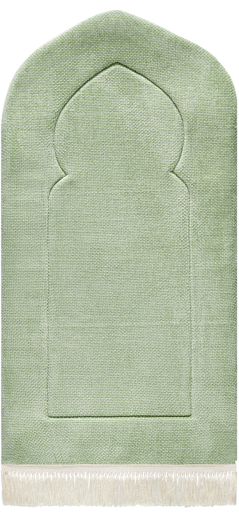 Saga Arched Plain Prayer Mat | Urban Rugs Co

