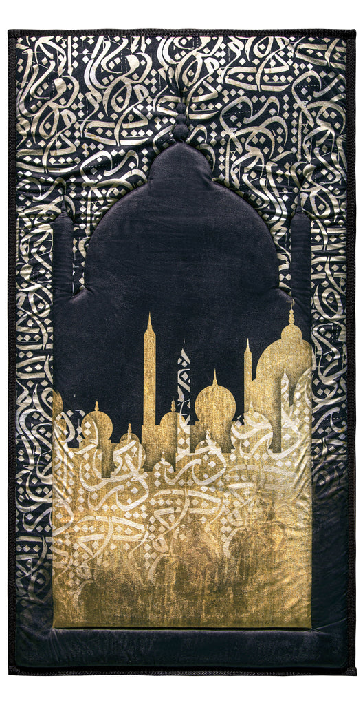 Soft Padded Thick Muslim Prayer Rug | urban rugs Co
