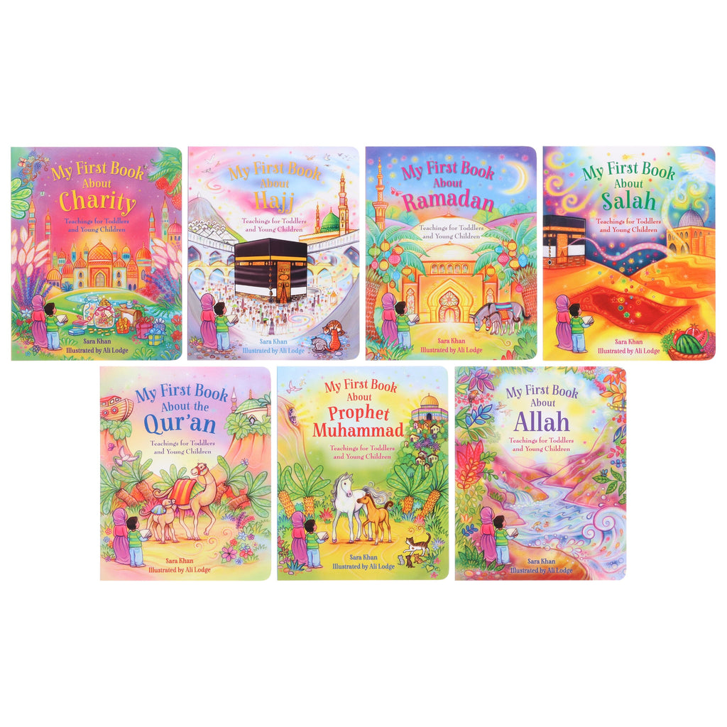 My First Book About Islam Series by Sara Khan: 7 Books Collection Box Set - Ages 2+ - Board Book 0-5 Kube Publishing Ltd