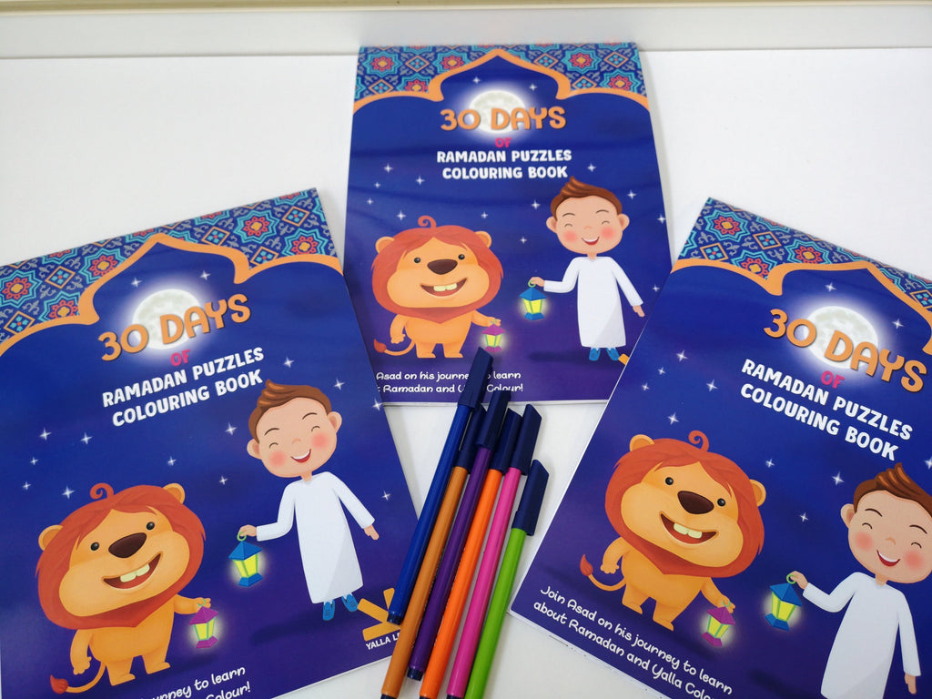 30 Days of Ramadan Colouring Book - Salam Occasions - Yalla Kids