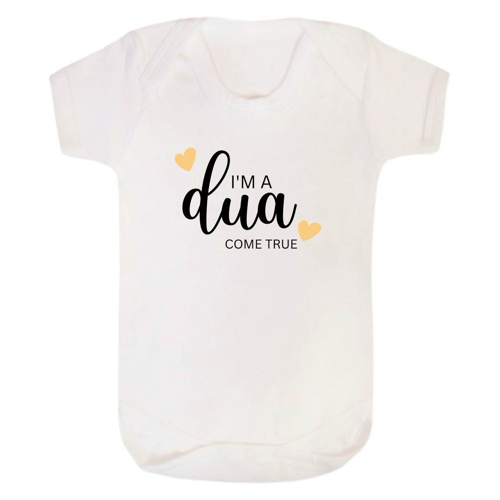 Baby Bodysuit - Dua Come True - White