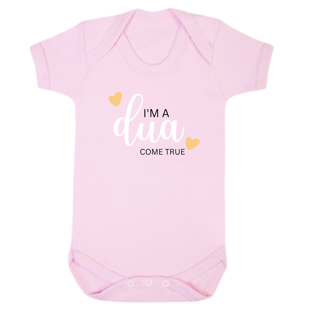 Baby Bodysuit - Dua Come True - Pink