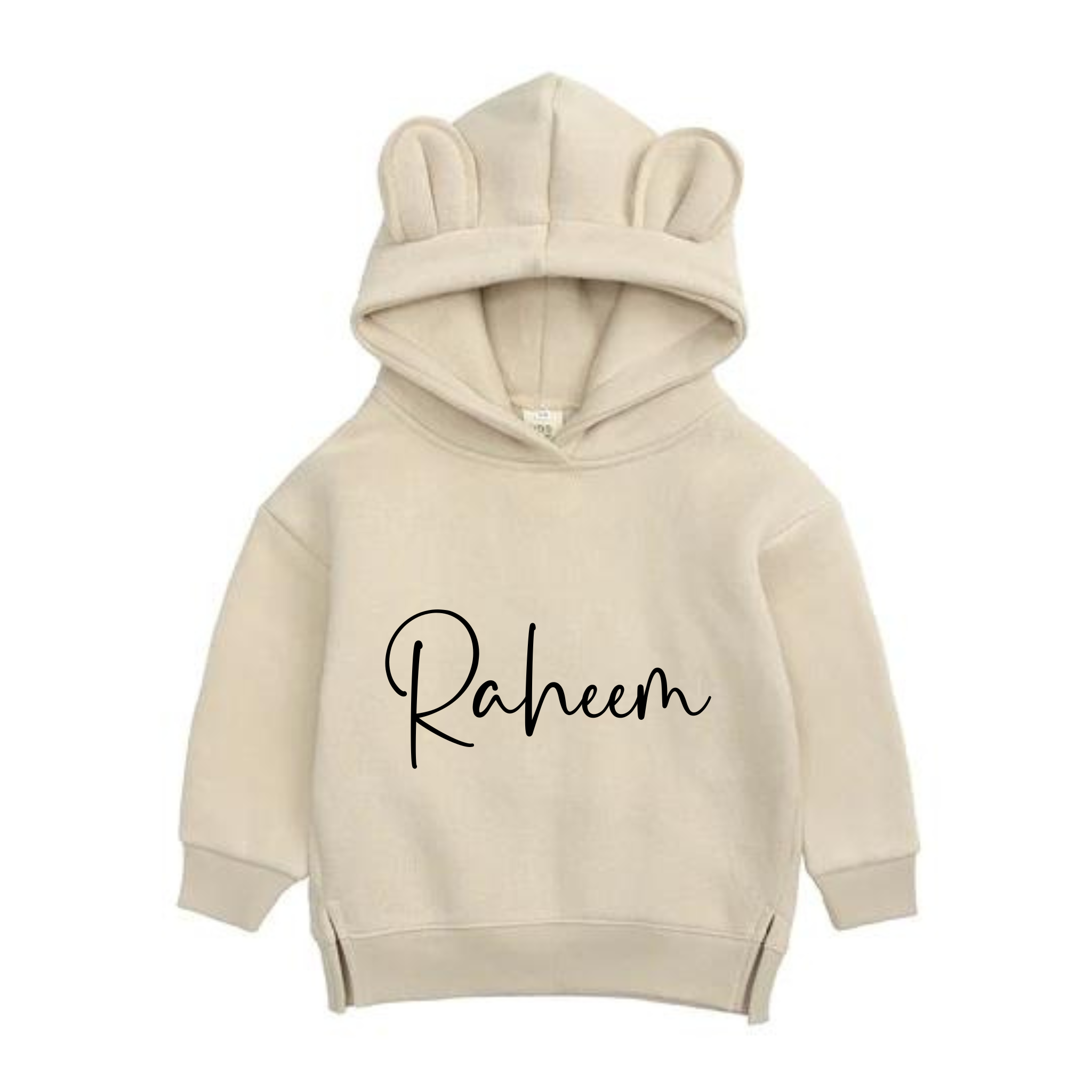 Kids Hoodie with Bear Ears Personalised