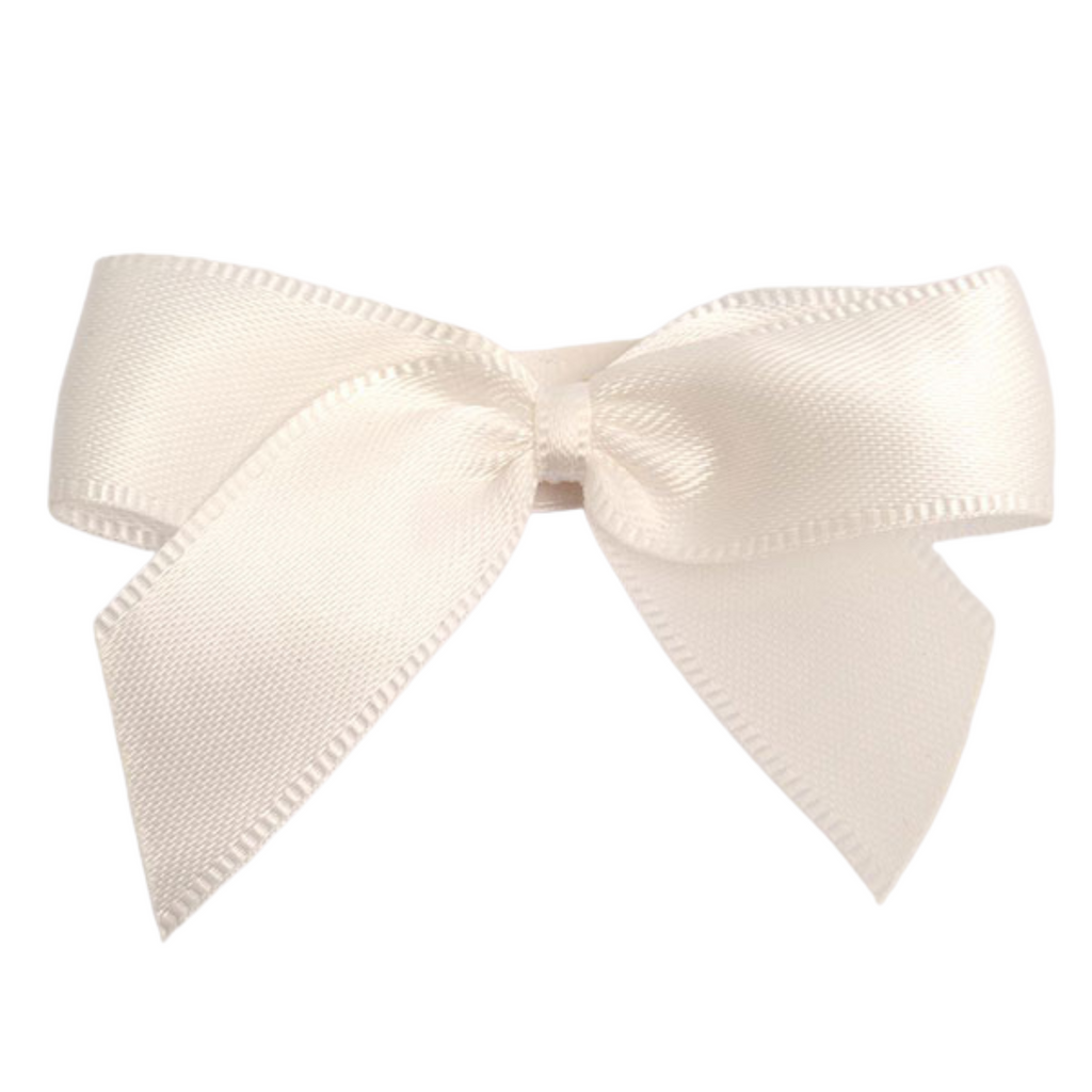 Luxury Satin Bow & Ribbon - Ivory