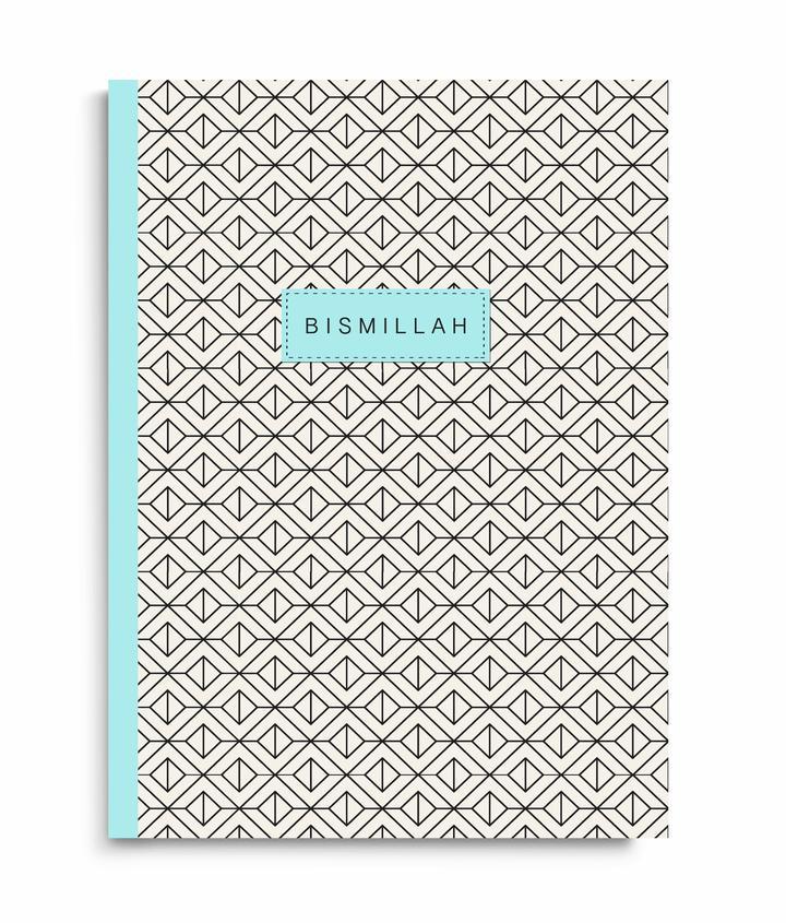Bismillah Aqua - Perfect Bound Notebook - Salam Occasions - Islamic Moments