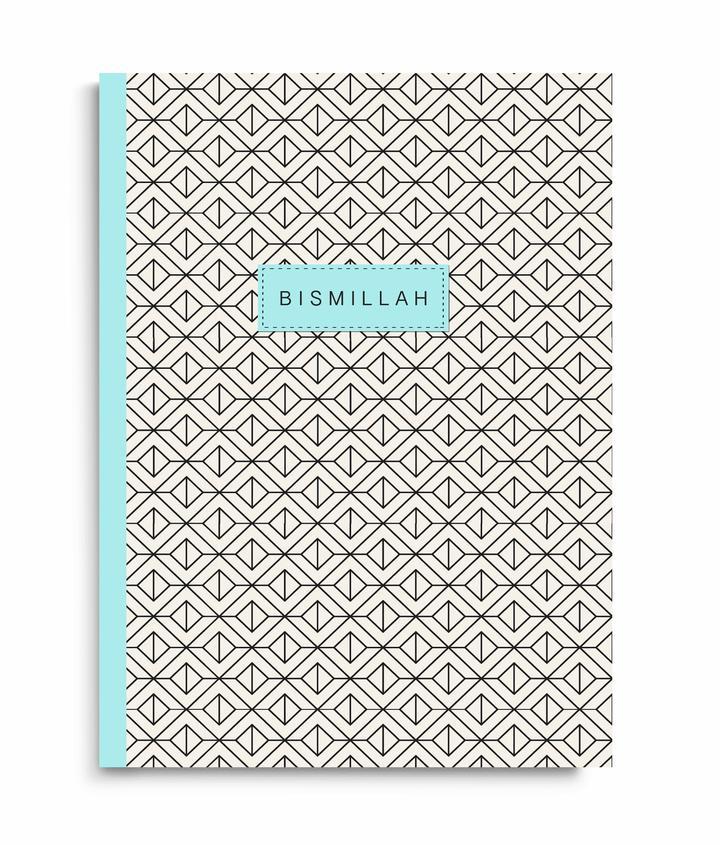 Bismillah Aqua - Perfect Bound Notebook - Salam Occasions - Islamic Moments