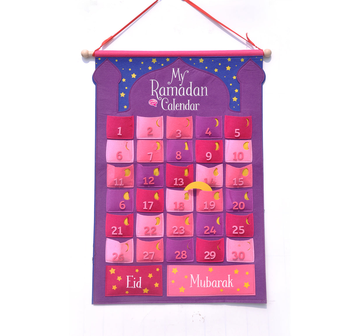 Ramadan Advent Calendar (Pink) Salam Occasions