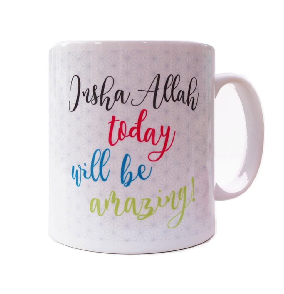 Inshallah Today Will Be Amazing - Mug - Salam Occasions - Islamic Moments