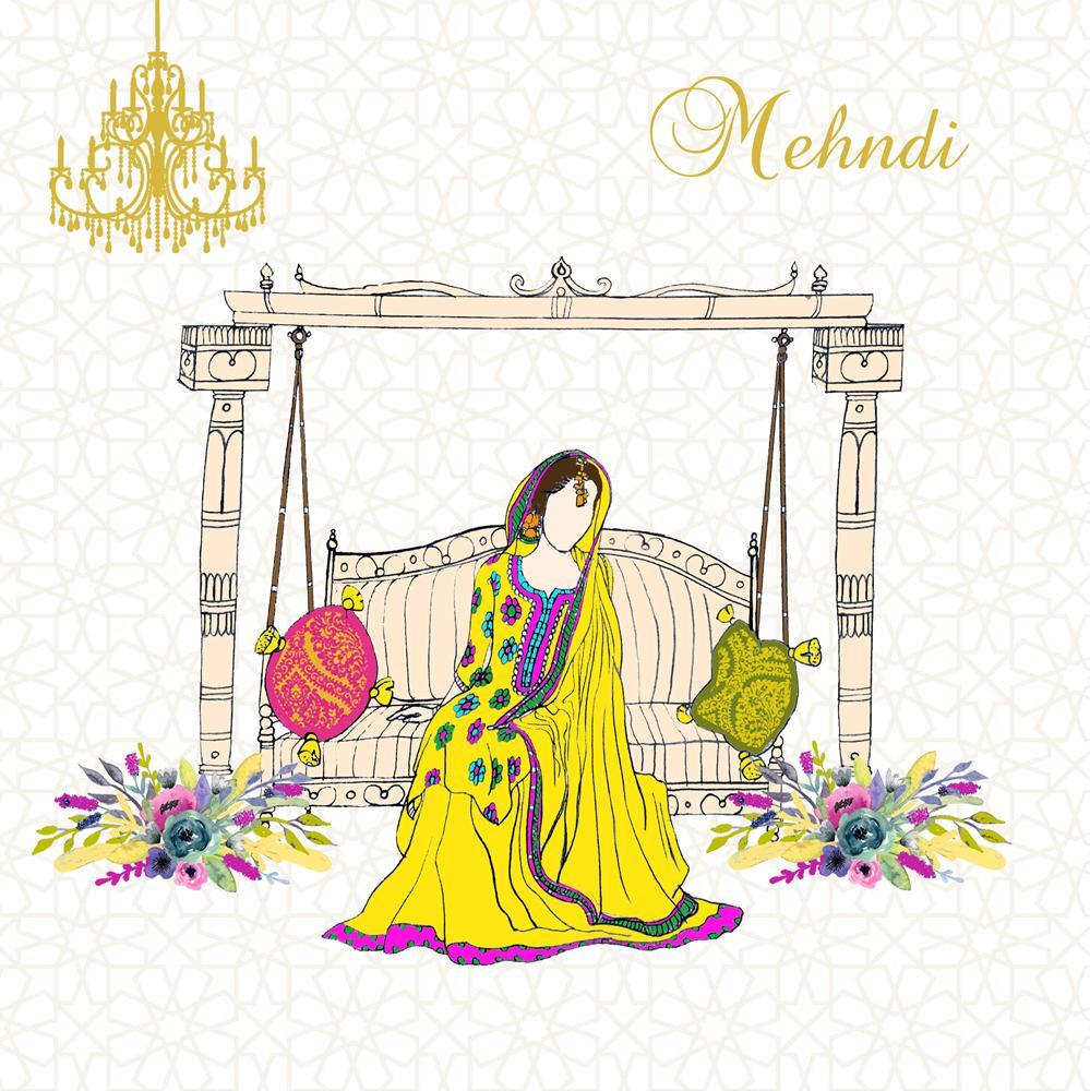 Mehndi Card - Salam Occasions - Islamic Moments